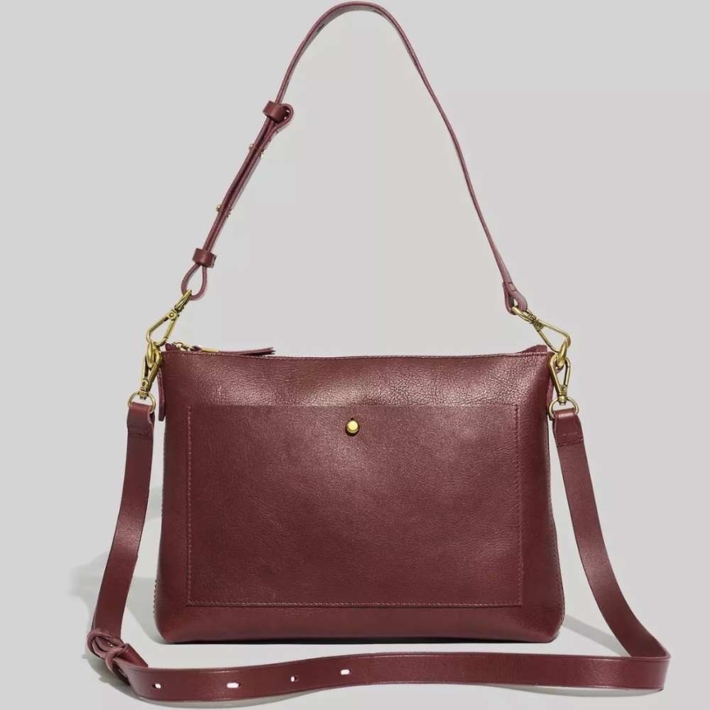 Madewell Transport Crossbody Bag in Cabernet